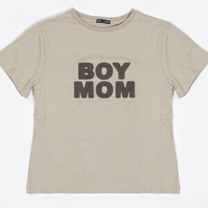 LĒ·LĀ·LŌ - Chenille Cotton T-Shirt - Boy Mom